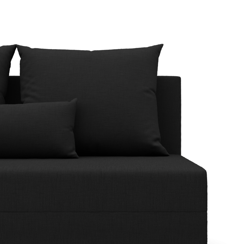Fermo Lux Corner Sofa, Color - BLACK Fermo Lux Corner Sofa, Color - BLACK