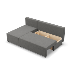 Fermo Lux Corner Sofa, Color - DARK GRAY Fermo Lux Corner Sofa, Color - DARK GRAY
