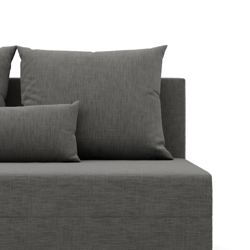 Fermo Lux Corner Sofa, Color - DARK GRAY Fermo Lux Corner Sofa, Color - DARK GRAY