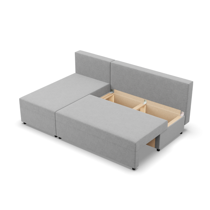 Fermo Lux Corner Sofa, Color - GRAY Fermo Lux Corner Sofa, Color - GRAY