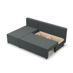 Fermo Kronos Corner Sofa, Color - DARK GRAY Fermo Kronos Corner Sofa, Color - DARK GRAY