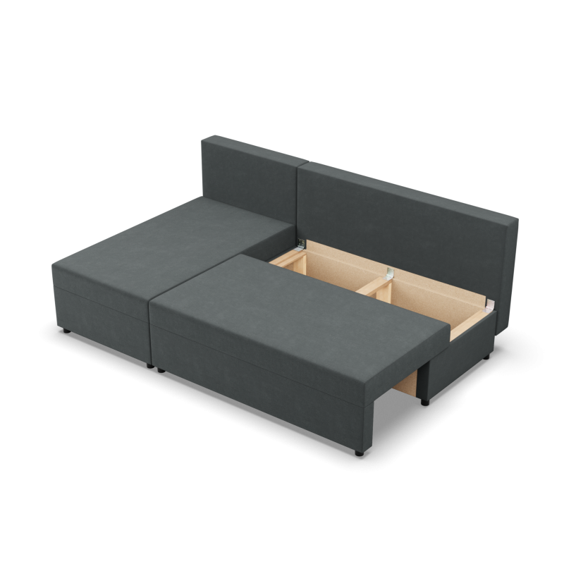 Fermo Kronos Corner Sofa, Color - DARK GRAY Fermo Kronos Corner Sofa, Color - DARK GRAY