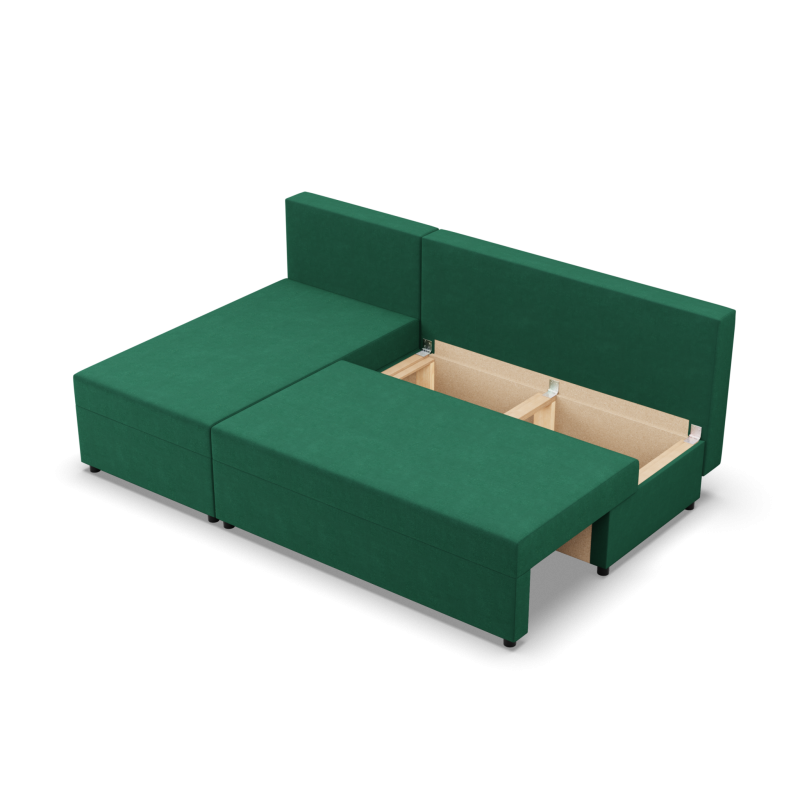 Fermo Kronos Corner Sofa, Color - BOTTLE GREEN Fermo Kronos Corner Sofa, Color - BOTTLE GREEN