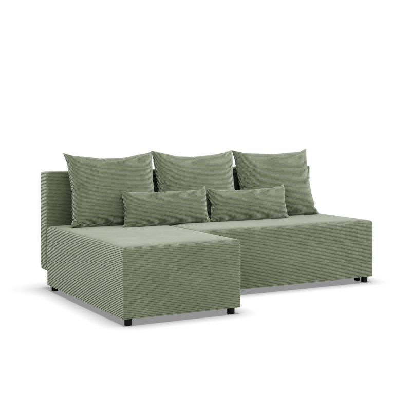 Ecksofa Fermo Poso, Farbe - HELLGRÜN Ecksofa Fermo Poso, Farbe - HELLGRÜN