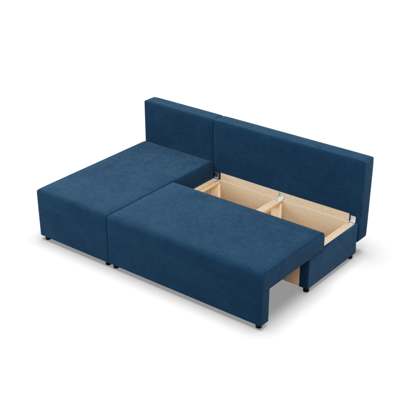 Fermo Poso Corner Sofa, Color - NAVY BLUE Fermo Poso Corner Sofa, Color - NAVY BLUE