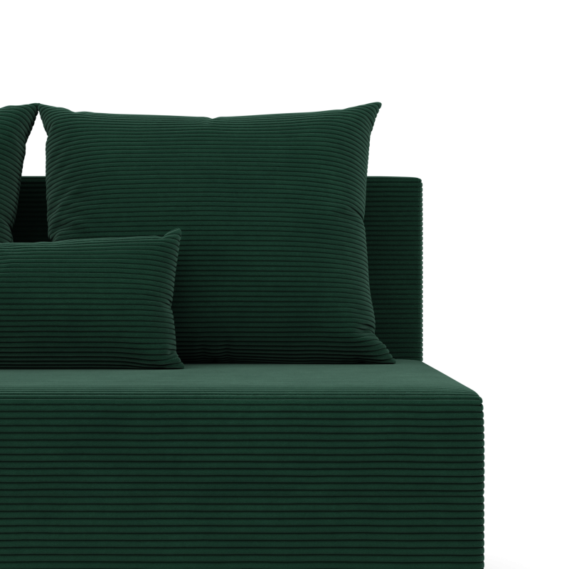 Fermo Poso Corner Sofa, Color - BOTTLE GREEN Fermo Poso Corner Sofa, Color - BOTTLE GREEN