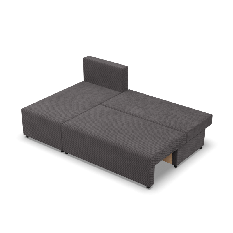 Fermo Poso Corner Sofa, Color - DARK GRAY Fermo Poso Corner Sofa, Color - DARK GRAY