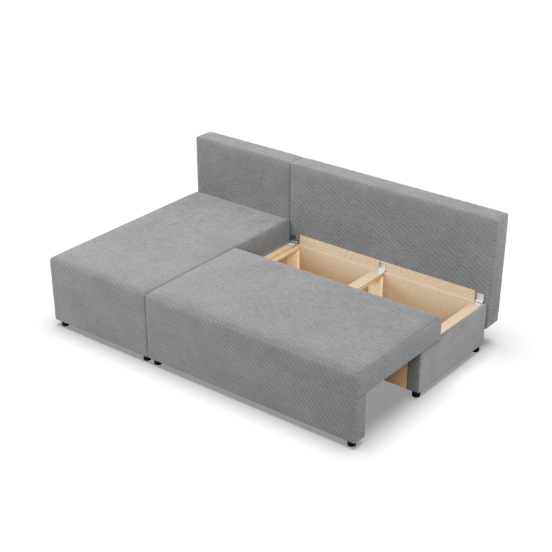 Fermo Poso Corner Sofa, Color - GRAY Fermo Poso Corner Sofa, Color - GRAY