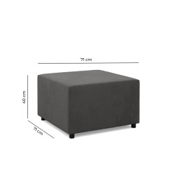Pufa Neo Mikro, Kolor: BRĄZ, Wymiar: 70x70 Pufa Neo Mikro, Kolor: BRĄZ, Wymiar: 70x70