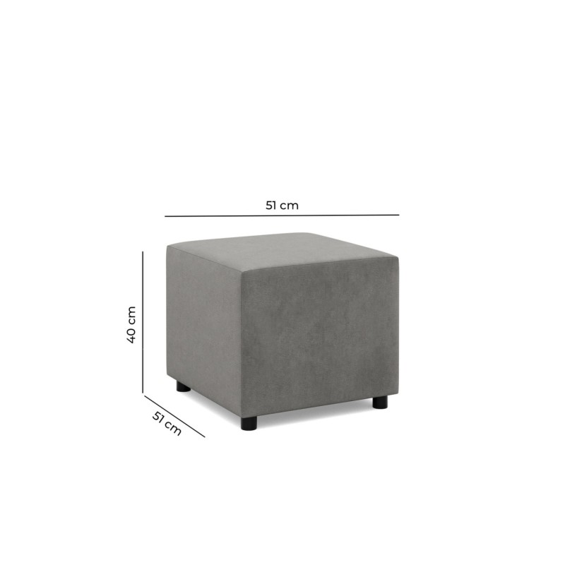 Pufa Neo Kronos, Kolor: BUTELKOWA ZIELEŃ, Wymiar: 50x50 Pufa Neo Kronos, Kolor: BUTELKOWA ZIELEŃ, Wymiar: 50x50