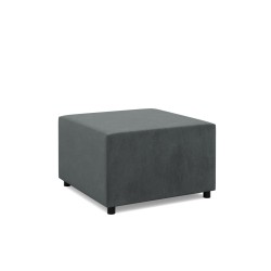 Neo Kronos Pouf, Color: DARK GRAY, Size: 70x70