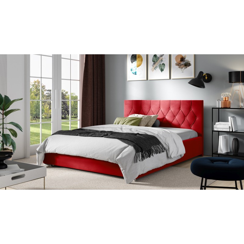 Prestige Upholstered Bed with Bedding Storage Plusz, Alova 34 - Elegance and Comfort in Your Bedroom Prestige Upholstered Bed with Bedding Storage Plusz, Alova 34 - Elegance and Comfort in Your Bedroom