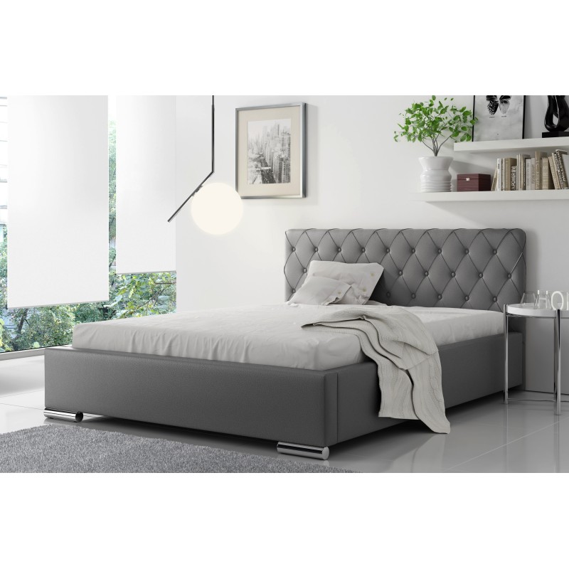 Brescia Upholstered Bed with Bedding Storage - Eco Leather, Soft 29 | Exceptional Comfort and Style Brescia Upholstered Bed with Bedding Storage - Eco Leather, Soft 29 | Exceptional Comfort and Style