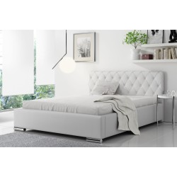 Brescia Upholstered Bed with Bedding Storage - Eco Leather, Soft 17 | Exceptional Comfort and Style