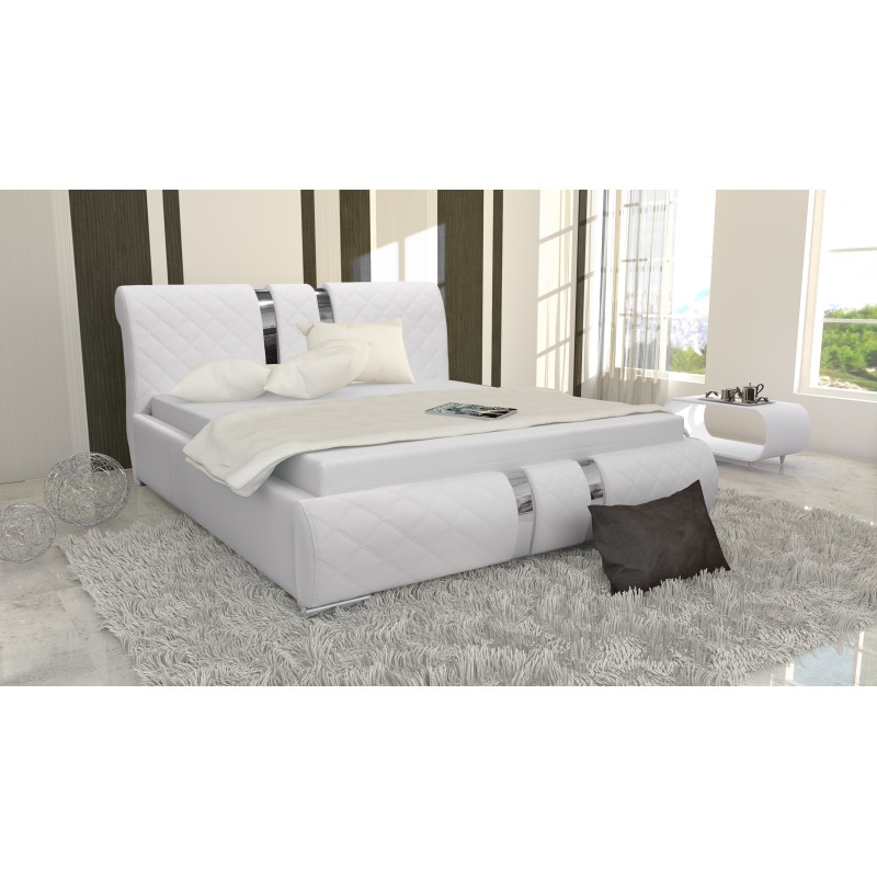 The Padova upholstered bed with a storage compartment - unparalleled comfort and elegance in your bedroom The Padova upholstered bed with a storage compartment - unparalleled comfort and elegance in your bedroom