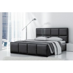 Ravenna upholstered bed with a bedding storage compartment, Eco leather fabric, Soft 11 | Your comfort and style in one
