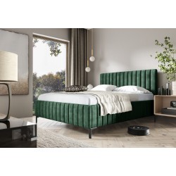 Łóżko tapicerowane Amalfi z pojemnikiem na pościel – Komfort i elegancja w jednym