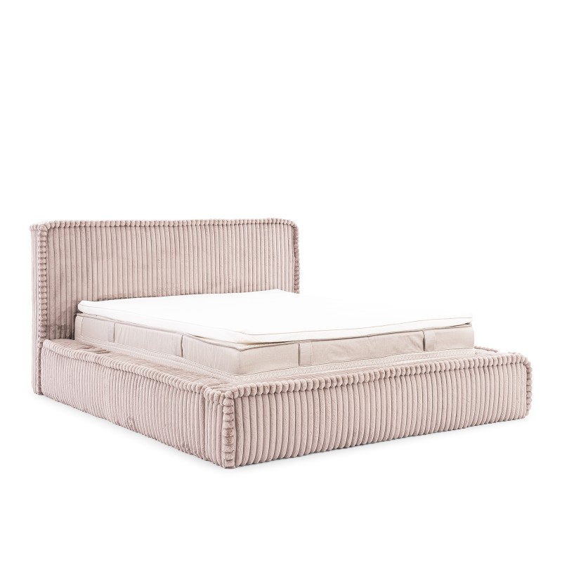 Torino Upholstered Bed with Bedding Storage - Exceptional Comfort and Elegance Torino Upholstered Bed with Bedding Storage - Exceptional Comfort and Elegance