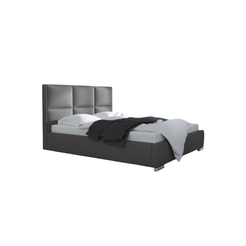 Como upholstered bed with bedding storage - Comfort and style in one Como upholstered bed with bedding storage - Comfort and style in one