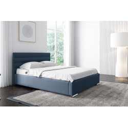 Lucca upholstered bed with a bedding storage – comfort and elegance in one