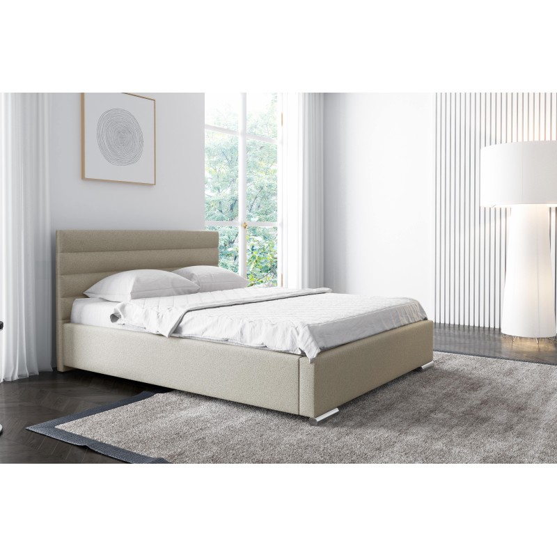 Lucca upholstered bed with a bedding storage – comfort and elegance in one Lucca upholstered bed with a bedding storage – comfort and elegance in one