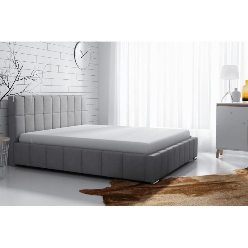 Imperia Upholstered Bed with Velvet Bedding Storage, Soro 93 - Elegance and Comfort