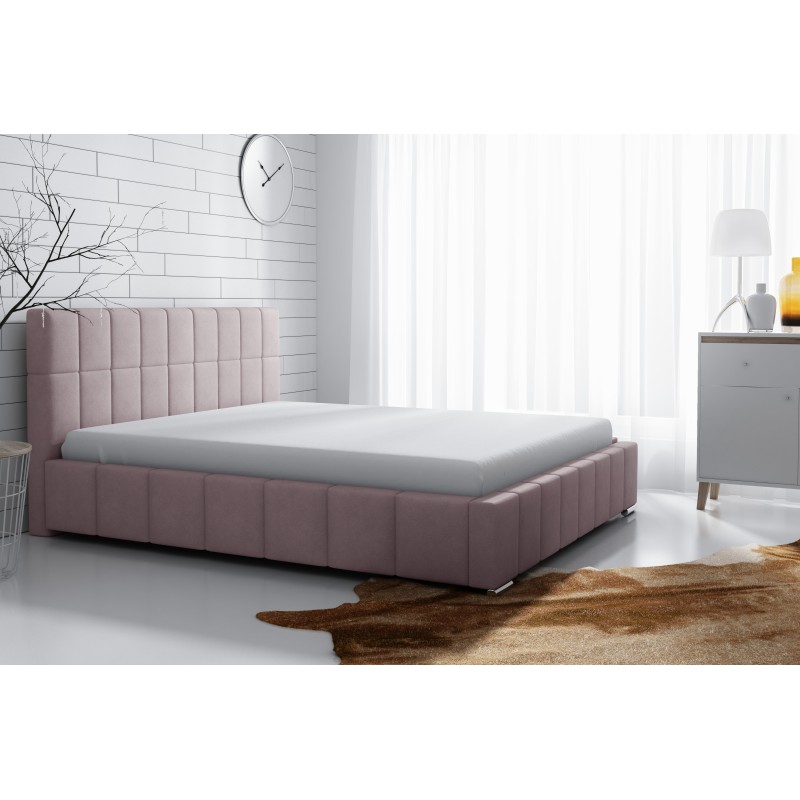 Imperia upholstered bed with bedding storage Velvet, Soro 61 - elegance and comfort