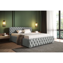 Upholstered bed Fabi with bedding storage Velour, Magic Velvet 2260 | Your ideal sleeping space