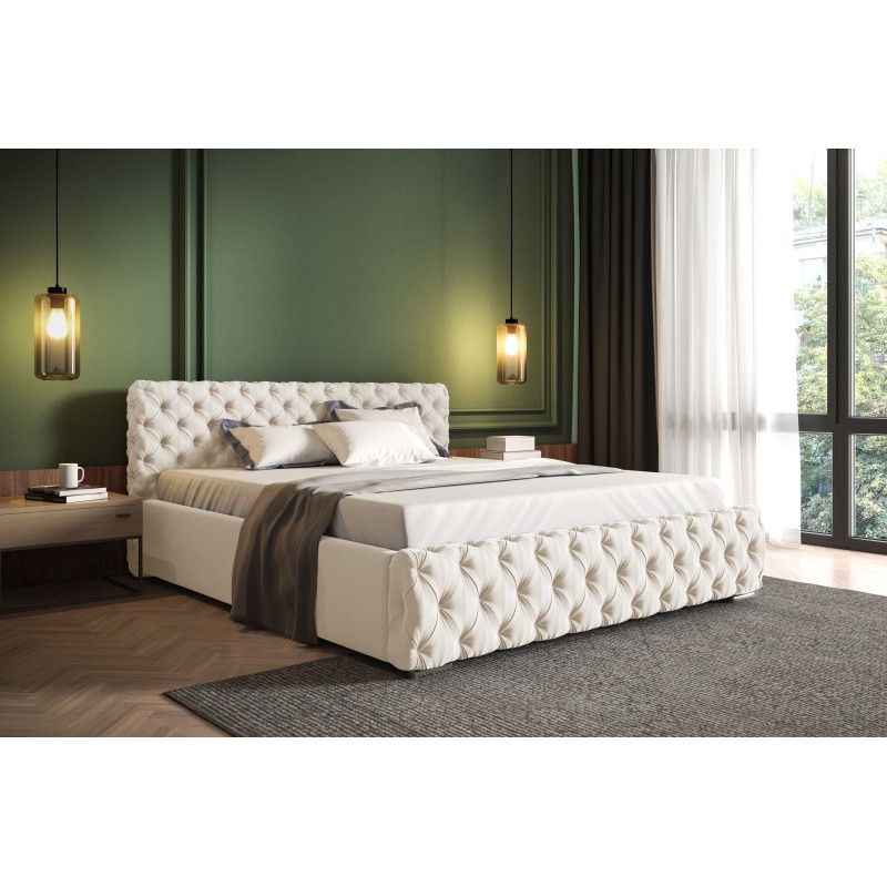 Fabi Upholstered Bed with Bedding Storage Velour, Magic Velvet 2256 | Your Perfect Sleeping Space Fabi Upholstered Bed with Bedding Storage Velour, Magic Velvet 2256 | Your Perfect Sleeping Space