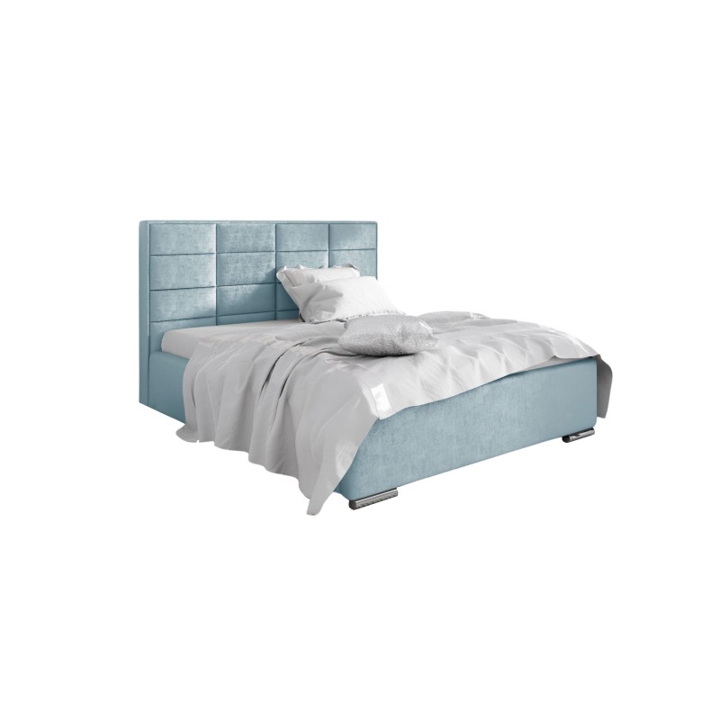 Cama tapizada Amber con contenedor para ropa de cama | Lujo, confort y funcionalidad Cama tapizada Amber con contenedor para ropa de cama | Lujo, confort y funcionalidad