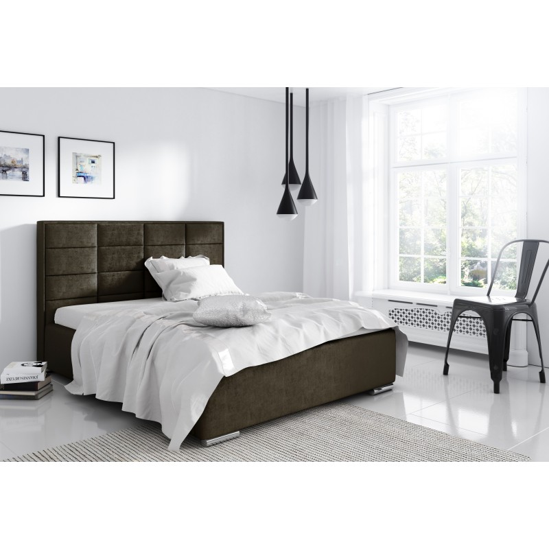 Amber Upholstered Bed with Bedding Storage | Luxurious Comfort and Functionality