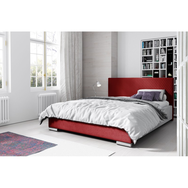 Bero Upholstered Bed with Bedding Storage Velour, Riviera 61 - Style and Comfort in One Bero Upholstered Bed with Bedding Storage Velour, Riviera 61 - Style and Comfort in One