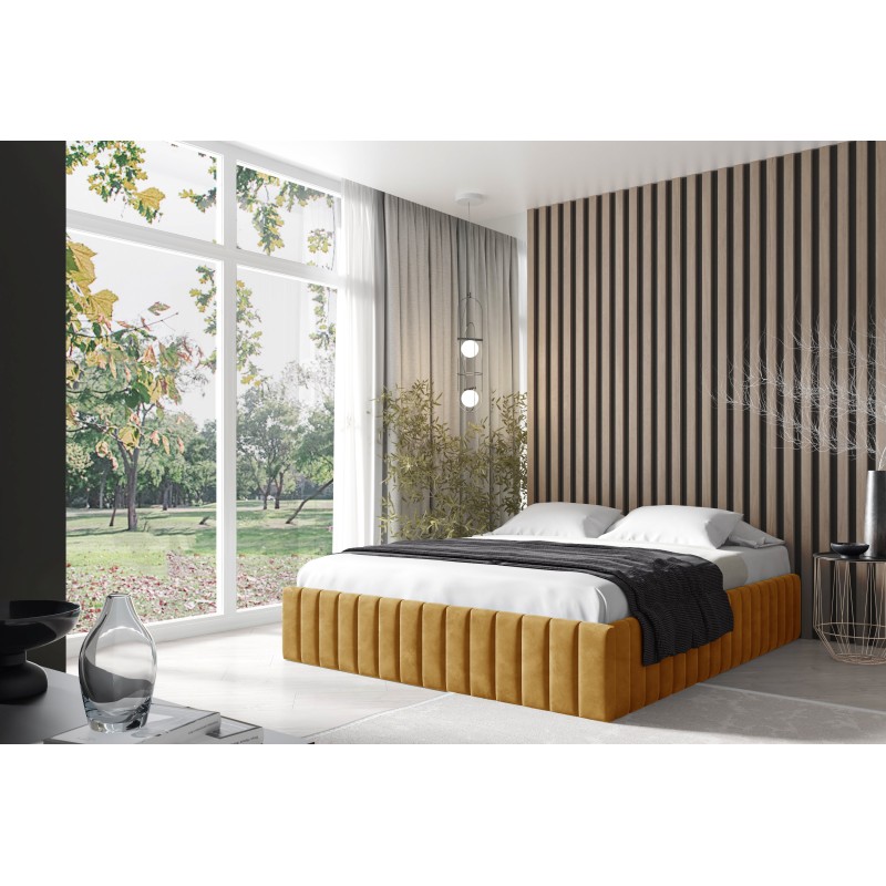 The Begi upholstered bed with a bedding storage compartment – comfort and elegance in your bedroom The Begi upholstered bed with a bedding storage compartment – comfort and elegance in your bedroom