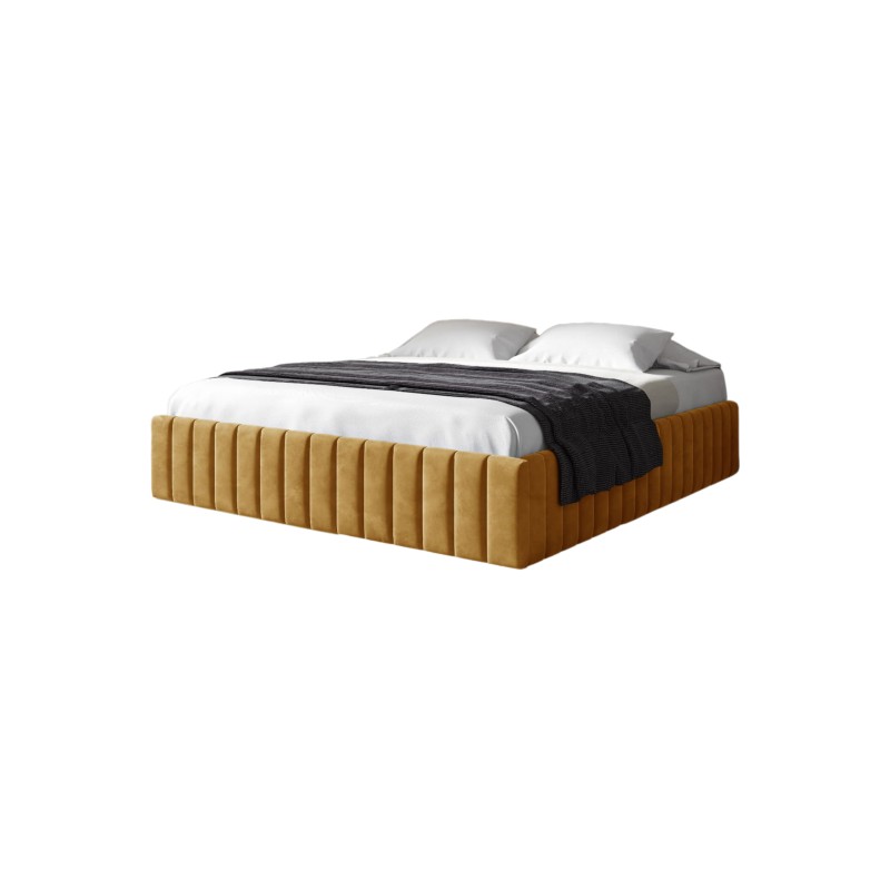 The Begi upholstered bed with a bedding storage compartment – comfort and elegance in your bedroom The Begi upholstered bed with a bedding storage compartment – comfort and elegance in your bedroom