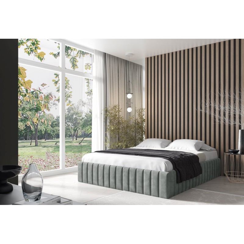 The Begi upholstered bed with a bedding storage compartment – comfort and elegance in your bedroom The Begi upholstered bed with a bedding storage compartment – comfort and elegance in your bedroom