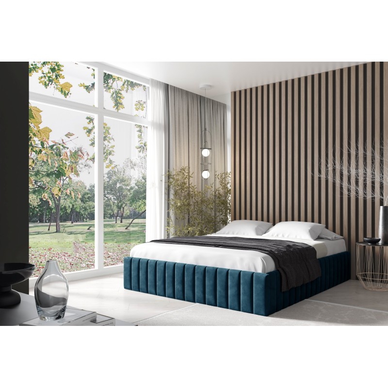 The Begi upholstered bed with a bedding storage compartment – comfort and elegance in your bedroom The Begi upholstered bed with a bedding storage compartment – comfort and elegance in your bedroom