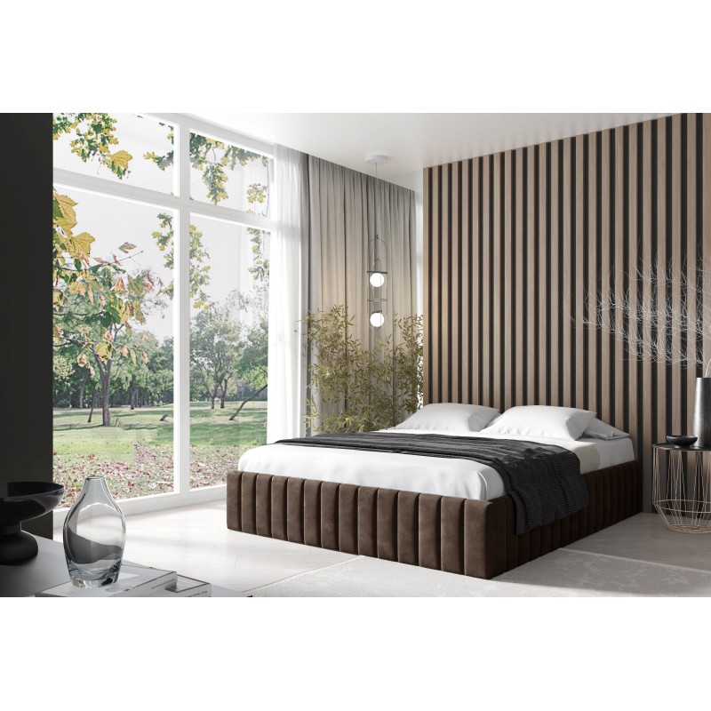 The Begi upholstered bed with a bedding storage compartment – comfort and elegance in your bedroom The Begi upholstered bed with a bedding storage compartment – comfort and elegance in your bedroom