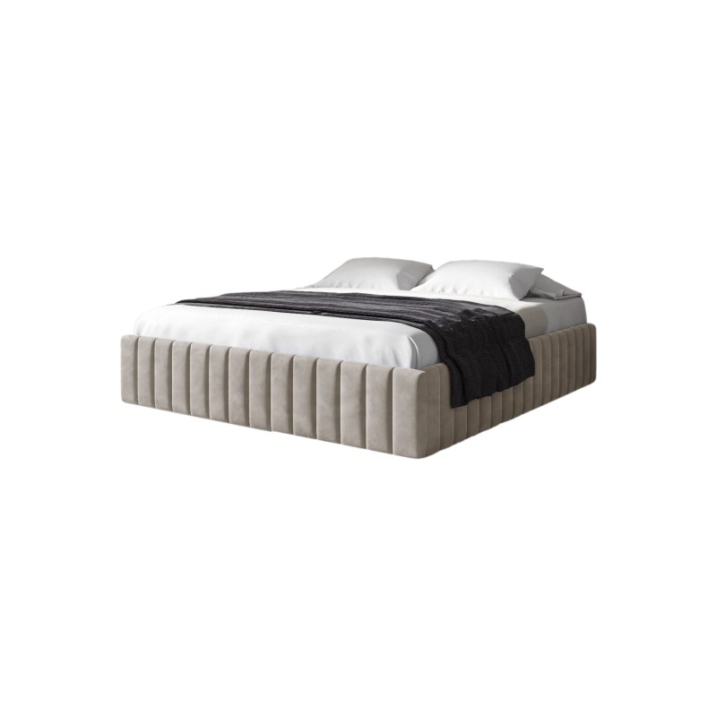 The Begi upholstered bed with a bedding storage compartment – comfort and elegance in your bedroom The Begi upholstered bed with a bedding storage compartment – comfort and elegance in your bedroom