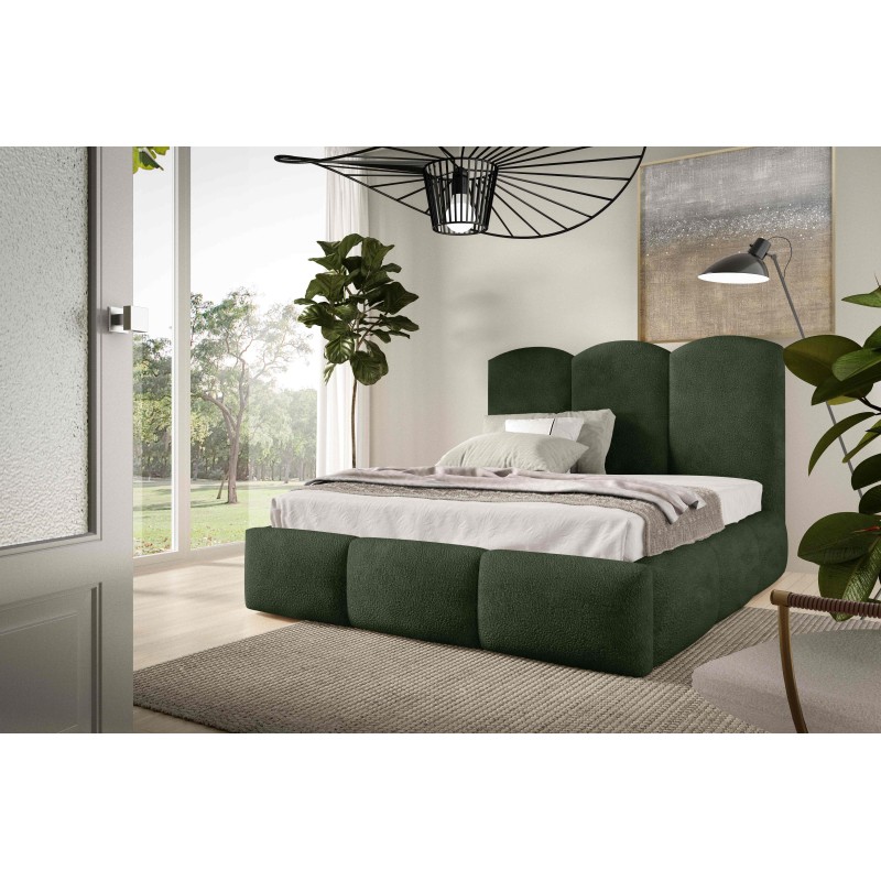 The Omega upholstered bed with a storage compartment for bedding, Boucle, Balo 20089 - comfort and style in one The Omega upholstered bed with a storage compartment for bedding, Boucle, Balo 20089 - comfort and style in one