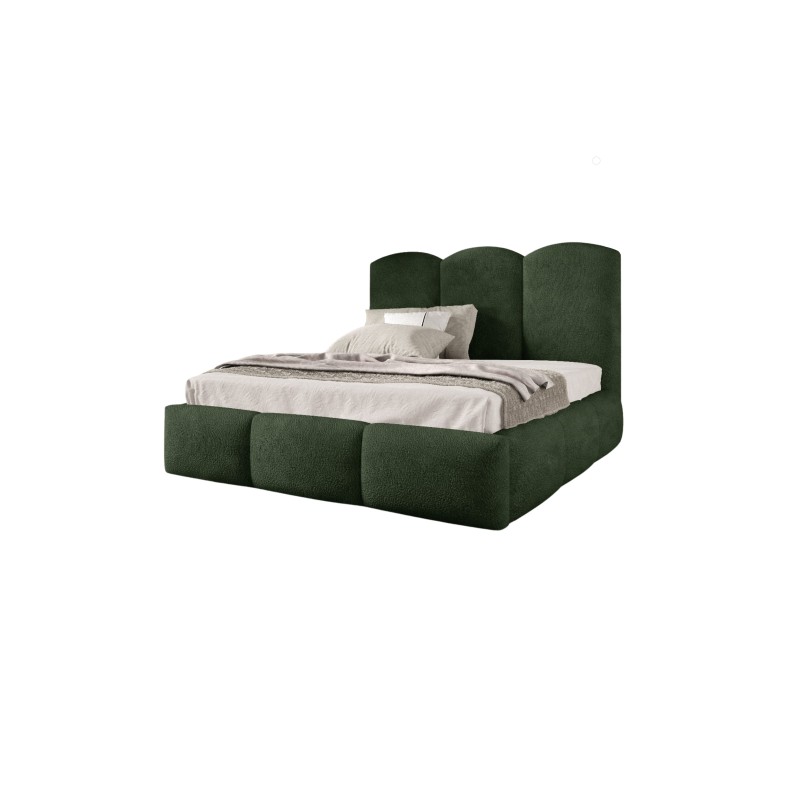 The Omega upholstered bed with a storage compartment for bedding, Boucle, Balo 20089 - comfort and style in one The Omega upholstered bed with a storage compartment for bedding, Boucle, Balo 20089 - comfort and style in one