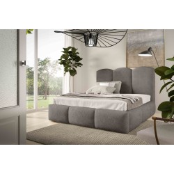 The Omega upholstered bed with a Boucle storage compartment, Balo 20084 - comfort and style in one.