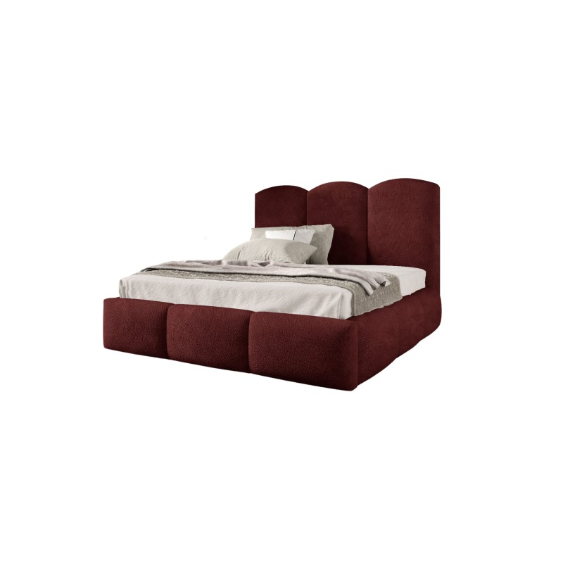 Omega Upholstered Bed with Storage for Bedding Boucle, Balo 20079 - comfort and style in one Omega Upholstered Bed with Storage for Bedding Boucle, Balo 20079 - comfort and style in one
