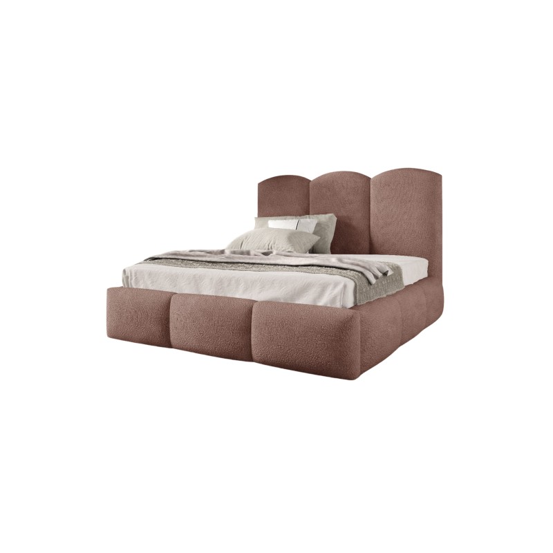 Omega upholstered bed with storage for bedding Boucle, Balo 20071 - comfort and style in one Omega upholstered bed with storage for bedding Boucle, Balo 20071 - comfort and style in one