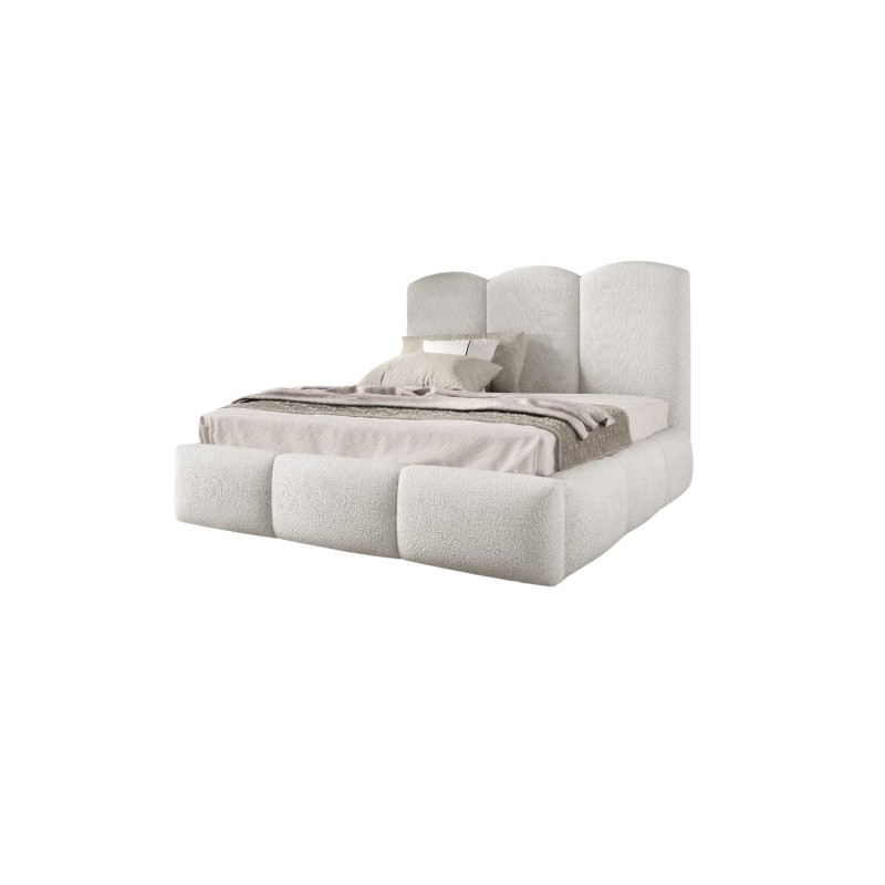 The Omega upholstered bed with a storage compartment for bedding Boucle, Balo 20073 - comfort and style in one. The Omega upholstered bed with a storage compartment for bedding Boucle, Balo 20073 - comfort and style in one.