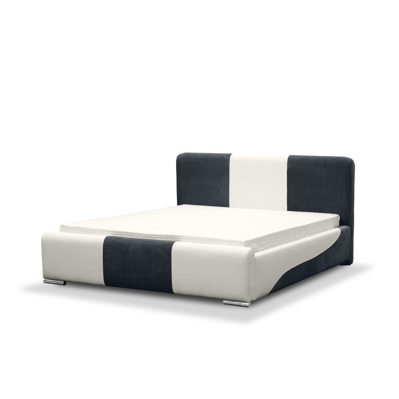 Orio Upholstered Bed with Bedding Storage | Best Quality Eco Leather, Madrid 920 + Dot 95 Orio Upholstered Bed with Bedding Storage | Best Quality Eco Leather, Madrid 920 + Dot 95