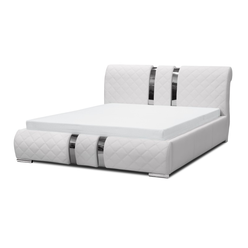 The Padova upholstered bed with a storage compartment - unparalleled comfort and elegance in your bedroom The Padova upholstered bed with a storage compartment - unparalleled comfort and elegance in your bedroom