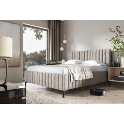 Łóżko tapicerowane Amalfi z pojemnikiem na pościel – Komfort i elegancja w jednym