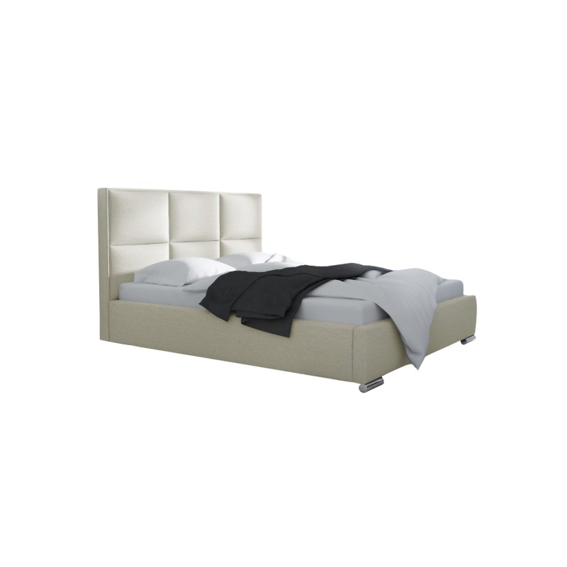 Como upholstered bed with bedding storage - Comfort and style in one Como upholstered bed with bedding storage - Comfort and style in one