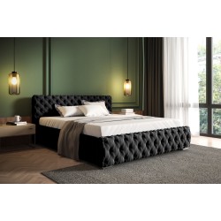 Fabi Upholstered Bed with Bedding Storage, Velvet, Magic Velvet 2219 | Your Perfect Sleeping Space