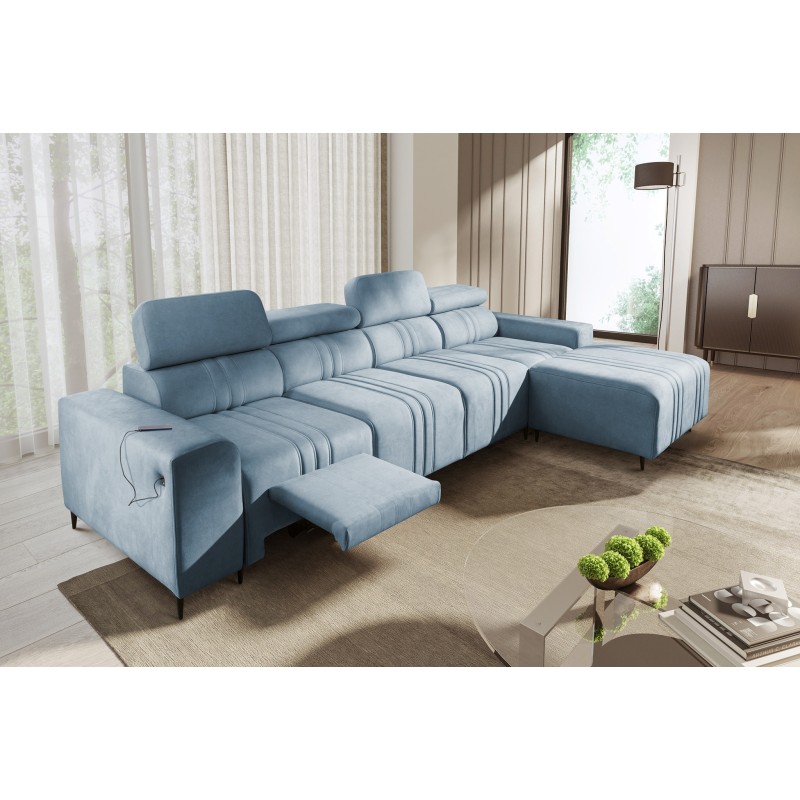 Narożnik Verona XII Mix z funkcją spania oraz funkcją relax manualna tkanina Vena 6 Narożnik Verona XII Mix z funkcją spania oraz funkcją relax manualna tkanina Vena 6